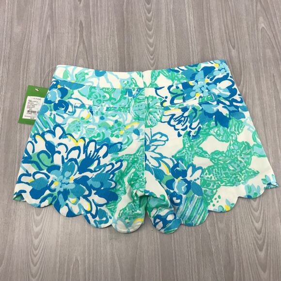 Lilly Pulitzer The Buttercup Shorts 0 Resort White in a Pinch 100% Cotton - Picture 7 of 10